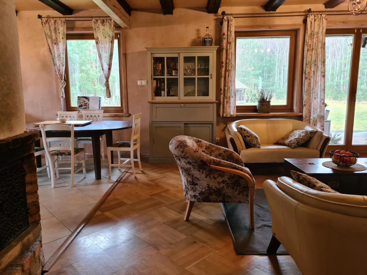 Dworek Ogrodniki, Caloroczny Dom Na Wylacznosc, Basen, Sauna, Las, Staw Rybny, Altana Grillowa, Ognisko, Pianino, Kominek, Piec Chlebowy, Duza Ogrodzona Posesja Tuczna Экстерьер фото